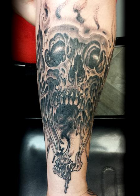 Tattoos - Melting Skull - 95792